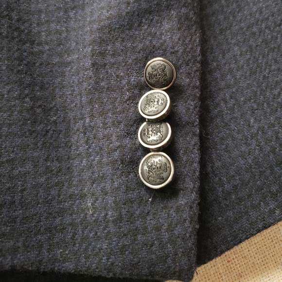 Zara Men Wool Jacket Size 36 - Picture 5 of 11